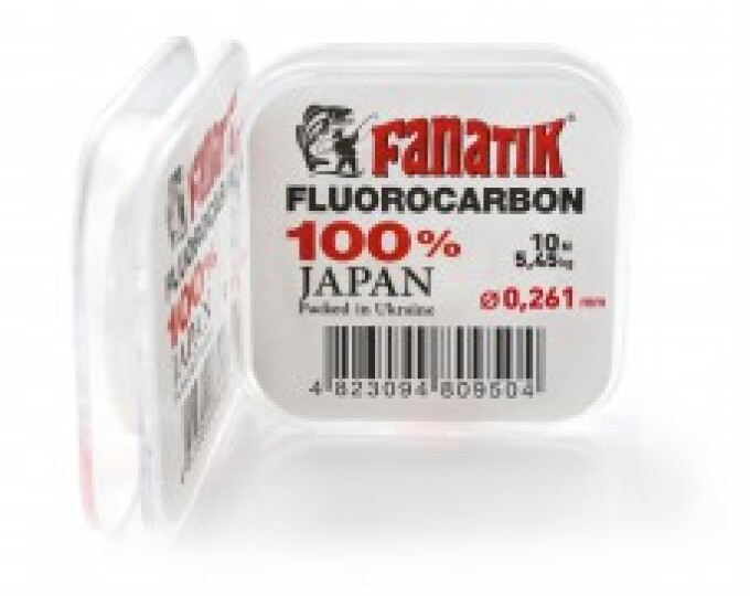 Леска Fanatik Fluorocarbon 0,261мм 10м (#2.5) - изображение 1 