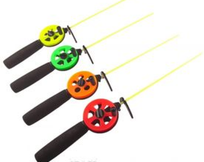 Удочка зимняя Три Кита ПРОФИ УП-1 (ручка неопрен, хлыст поликарбонат) Ассорти - изображение 1 