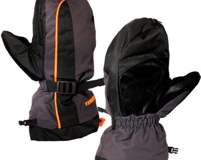 Рукавицы Kosadaka ALASKA на молнии тёмный-серый - изображение 1