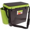 Ящик Helios FishBox (с боковыми карманами, односекционный, объем 19л) цвет Зеленый - изображение 1 