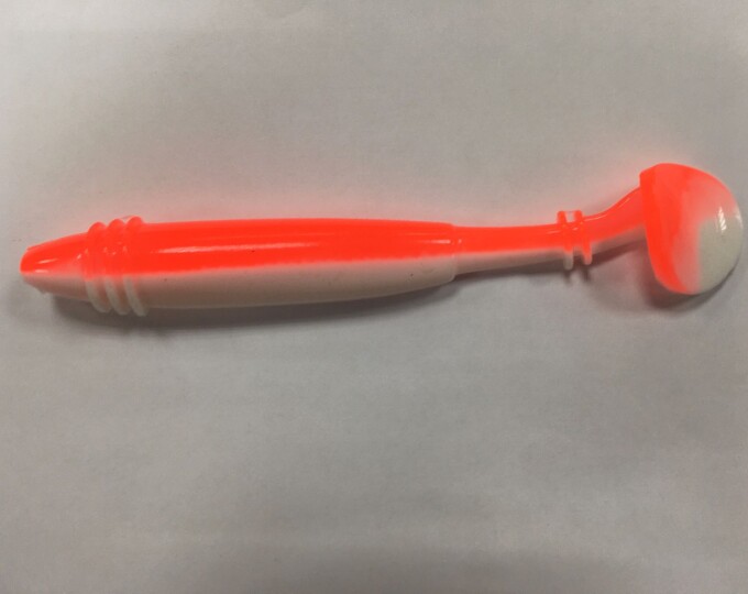 Силиконовая приманка Brown Perch «Dominator» (длина 200мм, вес 55гр.) цвет крабовая-палочка (1шт.) - изображение 1