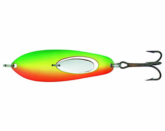 Блесна Kuusamo Taimen Super 75/17 цвет GR/FYE/FR-C - изображение 2