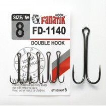 Крючок Fanatik Double Hook (FD-1140) №08 (5шт.)
