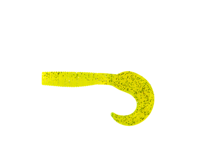 Приманка съедобная ALLVEGA «Flutter Tail Grub» 8см 3,6г (7шт.) цвет chartreuse - изображение 1