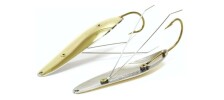 Блесна незацепляйка Судаковая 12гр. (2-х цветная) Латунь/Никель - изображение 1 