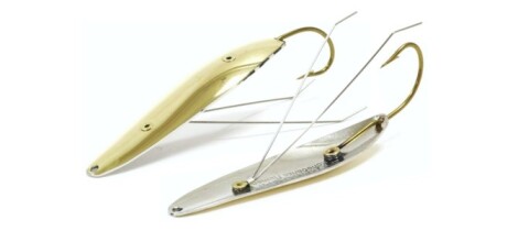 Блесна незацепляйка Судаковая 12гр. (2-х цветная) Латунь/Никель