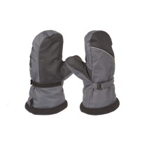 Рукавицы «Арктика» (ткань Nylon Taslan Dobby, цвет Серый/Чёрный)