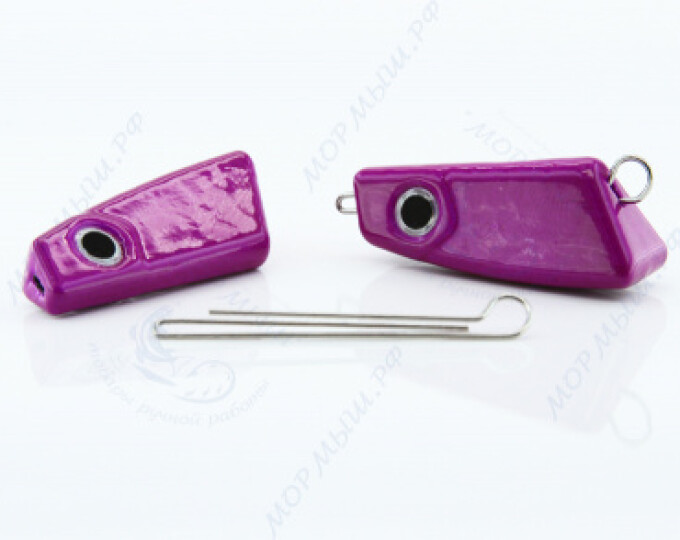 Груз крашеный ПРОХОДИМЕЦ (Чебурашка разборная) 10гр. цвет 06 (фиолетовый) - изображение 1 