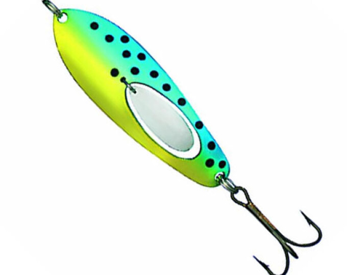 Блесна Kuusamo Taimen Super 75/17 цвет GR/BLU-S - изображение 1 