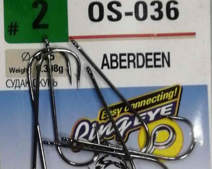 Крючок OSPREY «ABERDEEN» OS-036 №10 (9шт.) - изображение 1 