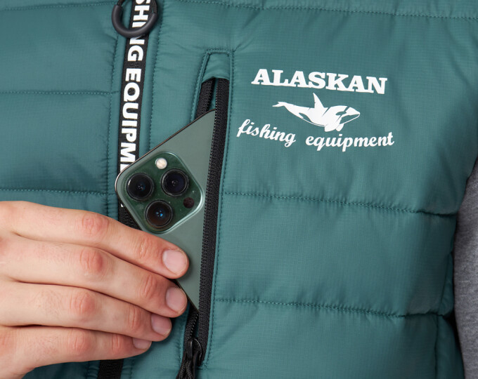 Жилет Alaskan Juneau Vest Green р.XL (утепленный, стеганый) - изображение 4