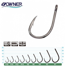 Крючок Owner (50168) «Iseama BL» w/EYE №08 (8шт.)