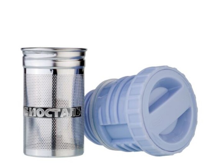 Термос TM «BIOSTAL» (пробка — контейнер, ситечко для заваривания) 1000мл - изображение 1 