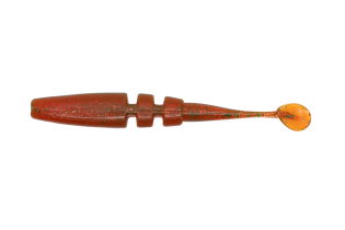 Силиконовая приманка Brown Perch «Fish KayuKer» (длина 75мм, вес 1,5гр.) цвет 011 (10шт.)