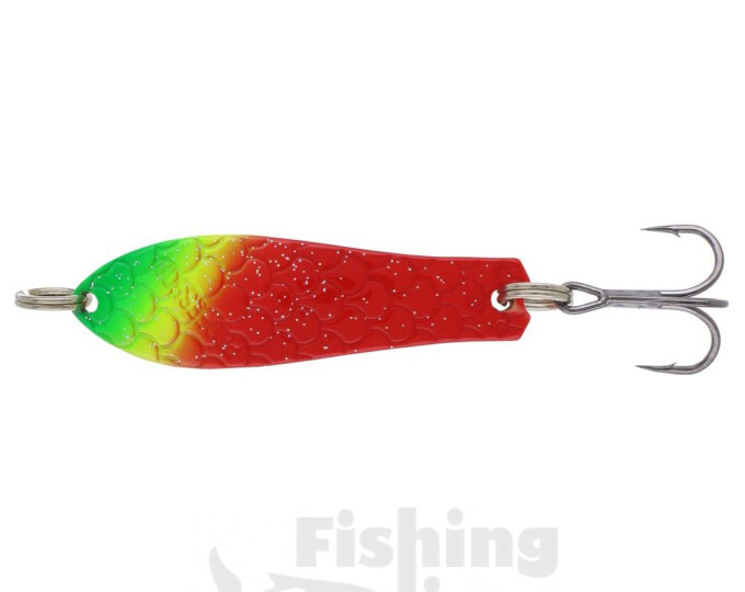 Блесна Kuusamo Professor 4 50/8 «Stream Runner» цвет GL/GR/FYe/R-C, UV - изображение 2