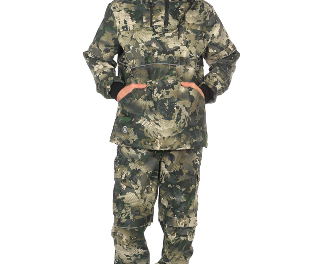 Костюм Hunt’sMan «Антигнус-Люкс» с ловушками и пыльниками (цвет Зеленый питон) р.52-54 (182-188) - изображение 1 