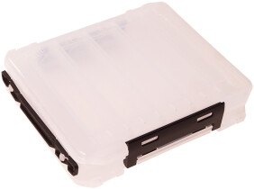 Коробка Kosadaka TB-S31C для воблеров, двусторонняя (200х175х50мм) Clear
