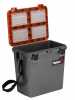 Ящик Helios (объем 19л, односекционный) цвет Серый/Оранжевый - изображение 2