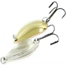 Блесна Колебалка Питер Ложка — классика 20гр. (2-х цветная) Латунь/Никель
