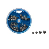 Набор грузил из мягкого свинца (40гр, 4 вида)