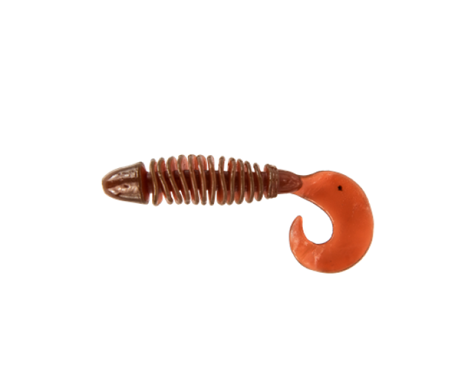 Приманка съедобная ALLVEGA «Bony Grub» 8см 5,2г (6шт.) цвет motor oil - изображение 1 