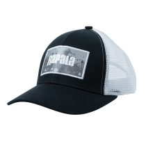 Кепка RAPALA черная с сеткой GREY Splash logo