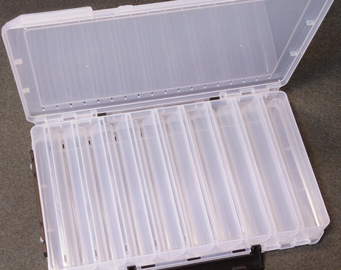 Коробка Kosadaka TB-S31A для воблеров, двухсторонняя (340х215х50мм) Clear - изображение 2