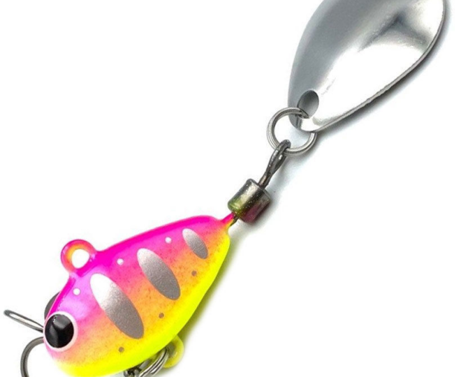 Тейл-спиннер UF-Studio Hurricane 14гр. цвет Pink Chart - изображение 1 