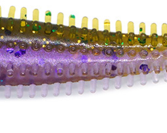 Силиконовая приманка Kosadaka SPIKEY SHAD 90 (длина 90мм, вес 3,6гр.) (9шт.) цвет GLV - изображение 1