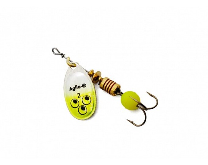 Блесна Mepps AGLIA-E 2 Silver/Chartreuse - изображение 1 