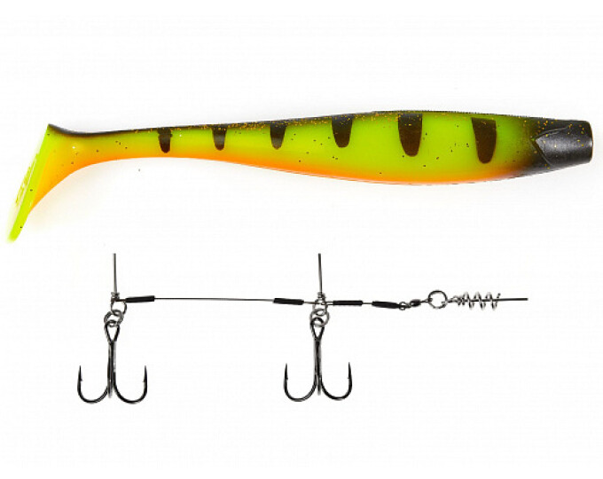 Виброхвост Lucky John 3D Series BBS GIANT KUBIRA SWIM SHAD 10,3in (26,00) /PG14 (1шт.) + Stinger XL - изображение 1 