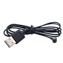 Кабель зарядный USB на магнитный разъем d4мм,Pogo pin,2А, КП11