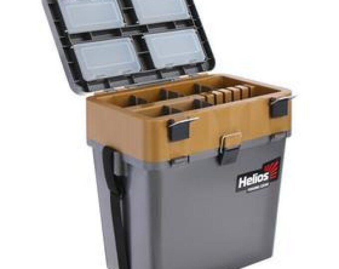 Ящик Helios (объем 19л) цвет Серый/Золотой - изображение 1 