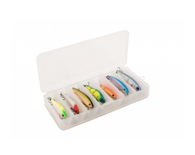 Коробка Три Кита ВБ-1 (для приманок, 2-х сторонняя, 190х85х35мм, 7+7 отделений) белая - изображение 3