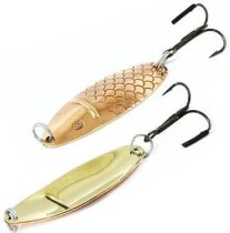 Блесна Колебалка Питер Черноспинка 20гр. (2-х цветная) Латунь/Медь