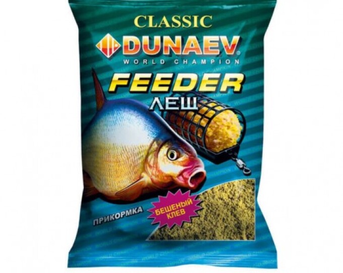 Прикормка DUNAEV КЛАССИКА (0,9кг) ФИДЕР Лещ - изображение 1