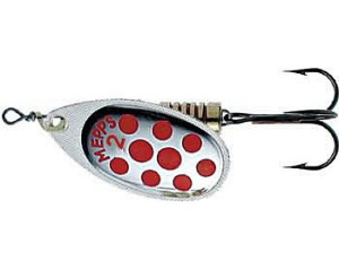 Блесна Mepps AGLIA PTS 1 Silver/Red - изображение 1 