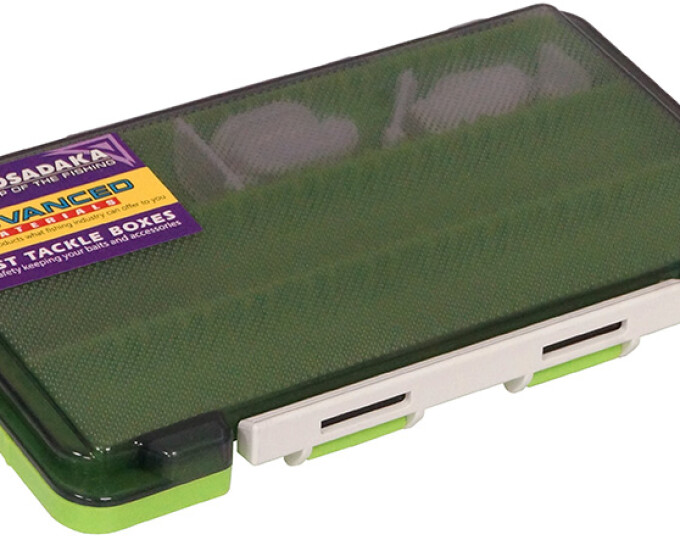 Коробка Kosadaka TB-S63A продольные секции + доп. вставки (175х105х20мм) Green - изображение 1 