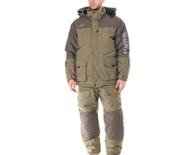 Костюм зимний «YUKON ICE» (ткань Breathable, цвет Хаки) р.48-50 рост 170-176 - изображение 1