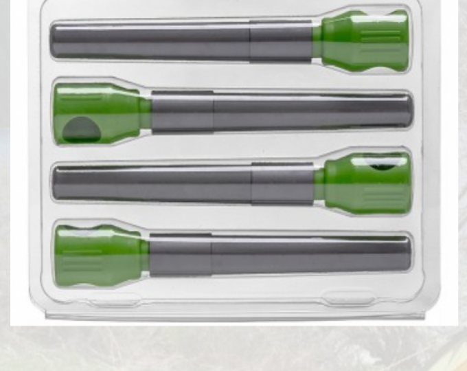 Комплект ввёртышей для зимней палатки (-45) серо-зелёный (4шт) - изображение 1 