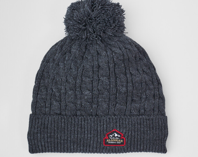 Шапка Alaskan Knitted (темно-серая) - изображение 1 