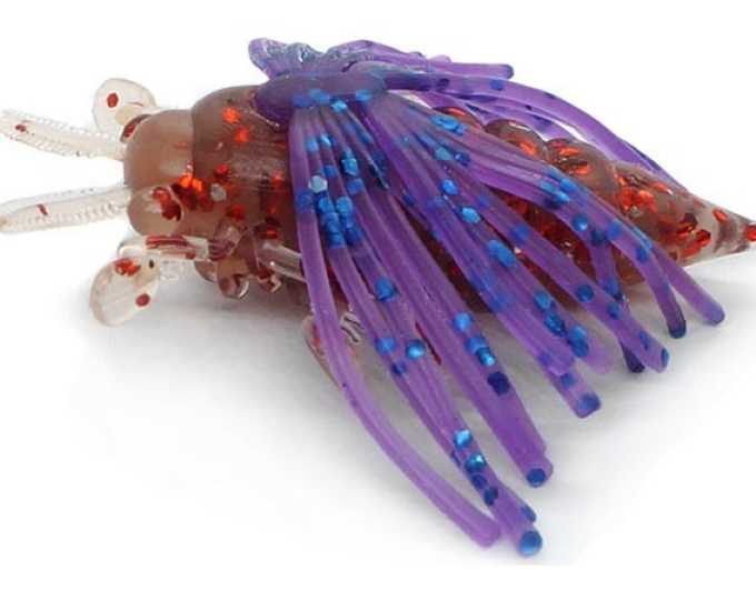 Силиконовая приманка Kosadaka MAY BUG 40 (3шт.) RB - изображение 1 