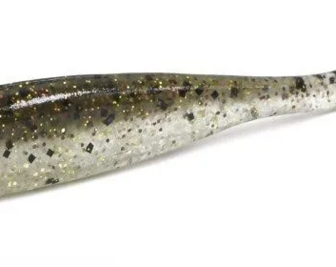 Приманка силиконовая Keitech Easy Shiner 4″ #417 Gold Flash Minnow - изображение 1 