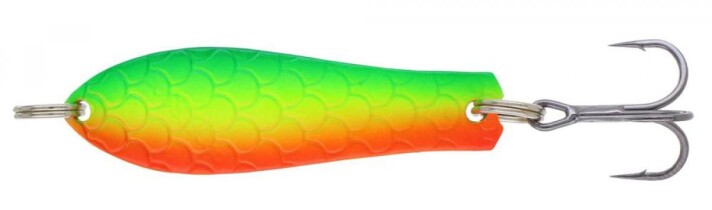 Блесна Kuusamo Professor 4 50/8 «Stream Runner» цвет GR/FYe/FR-B UV