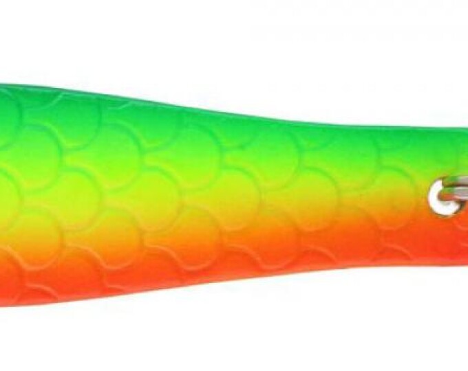 Блесна Kuusamo Professor 4 50/8 «Stream Runner» цвет GR/FYe/FR-B UV - изображение 1 