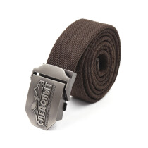 Ремень «Следопыт», 1400*36мм, текстиль, тёмно-коричневый