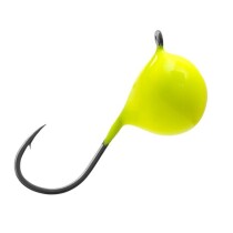 Мормышка вольфрамовая ДРОБИНКА с ушком (обмазка) 6,5мм *Yellow