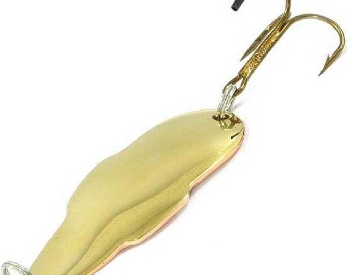 Блесна Колебалка Питер Протва 14гр. (2-х цветная) Латунь/Медь - изображение 1 