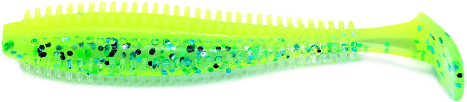 Виброхвост Kosadaka SPIKEY SHAD  90мм (9шт.) цвет YTR