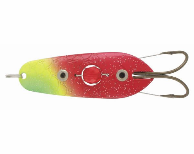 Блесна Kuusamo Rasanen 60/15 (бусинка, незацепляйка) цвет GL/GR/FYe/R-C,UV - изображение 1 